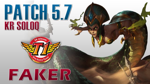 League Of Legends Pro Highlight SKT T1 Faker- Mid Cassiopeia Highlight (league of legends)