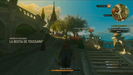 The witcher 3 Blood and Wine, parte 52, La duquesa Anna Henrietta me ayuda a completar el juego de la liebre