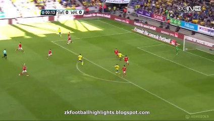 Zlatan Ibrahimovic Goal Chance - Sweden vs. Wales 05.06.2016