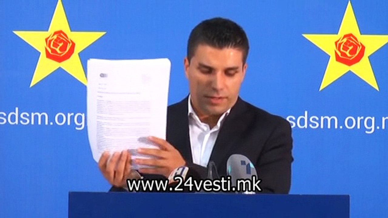 IZJAVA LJUPCO NIKOLOVSKI SDSM 05 06