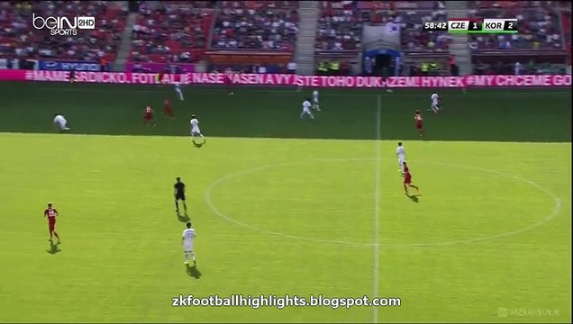 Theodor Gebre Selassie Red Card HD - Czech Republic 1-2 South Korea 05.06.2016