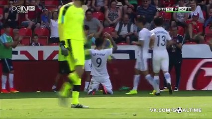 Hyun-Jun Suk Goal HD - Czech Republic 0-2 South Korea - 05-06-2016 (1)