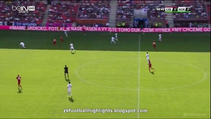RED CARD Theodor Gebre Selassie HD - Czech Republic 1-2 South Korea 05.06.2016 HD
