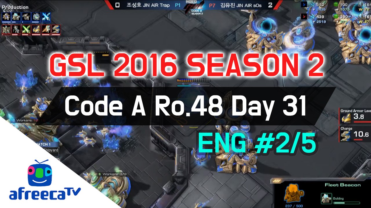 [GSL 2016 Season 2] Code A Ro.48 Day 31 in AfreecaTV (ENG) #2/5 - video ...