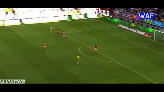 Zlatan Ibrahimovic Fantastic Skills - Sweden 1-0 Wales -05-06-2016