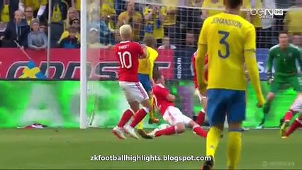 All Goals HD Sweden 3-0 Wales Friendly Match