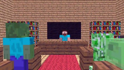 Monster School- Running (Minecraft Animation)