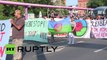 Germany - Protesters rally against Roma deportations in Berlin