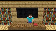 Monster School- Pole Vault - Minecraft Animation