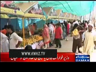 Download Video: Sirf Sharif biradran ki tasveerein lagein hui hain magar kuch sasta nahi milraha - Lahore citizen in Sasta Bazaar