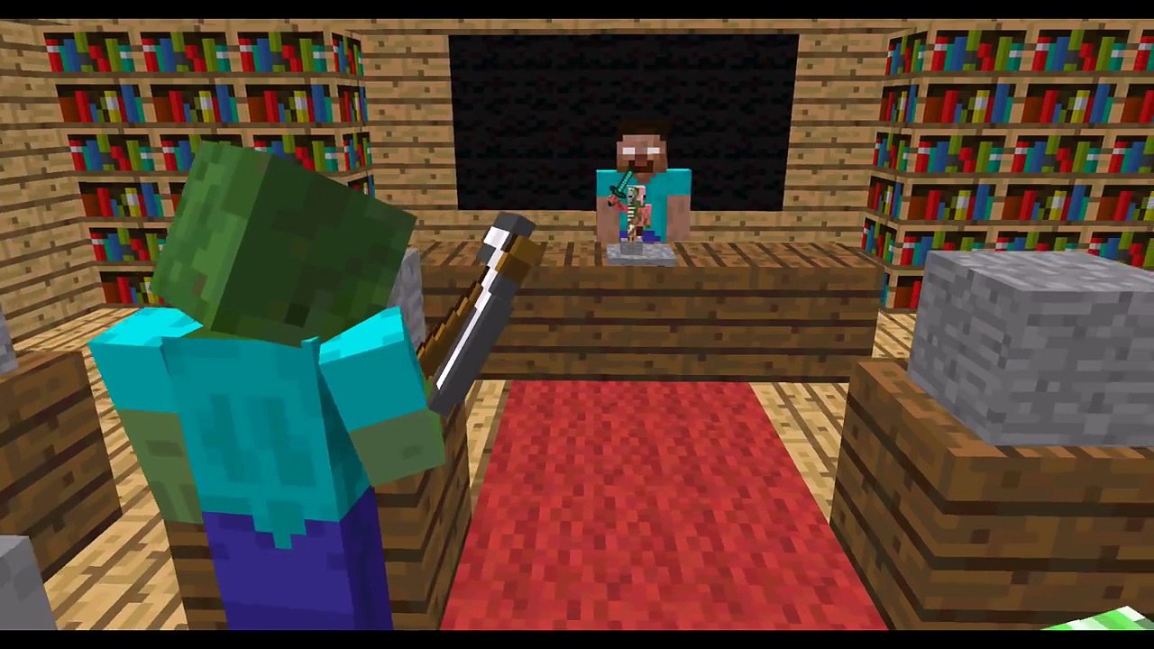 Monster School- Sculpting - Minecraft Animation
