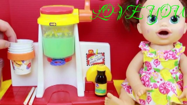 Baby Alive Eats Happy Meal Magic Shake Maker Shamrock Shake 2