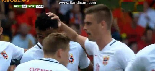 Joshua King Goal Belgium 2-2 Norway Friendly Match