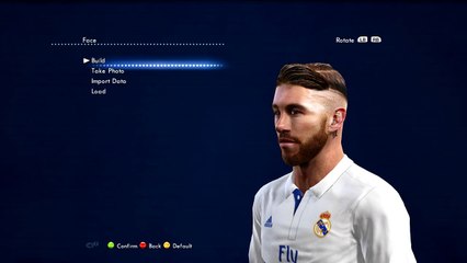 PES 2013 New Face & Hair • Sergio Ramos • 2016 - 2017 • HD