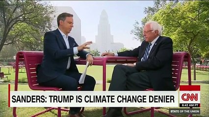 Sanders condemns anti-Trump violence