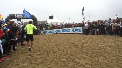 Triathlon de Deauville : départ à la mer