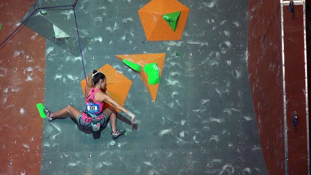 Escalade : Mathilde Becerra sacrée championne de France senior de difficulté à Pau