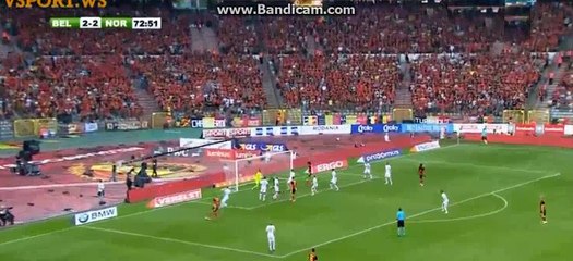 Eden Hazard Goal Belgium 4-2 Norway 05-06-2016