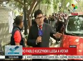 Perú: vota aspirante presidencial Pedro Pablo Kuczynski