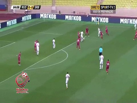 اهداف مباراة ( صربيا 1-1 روسيا ) مباراة ودية