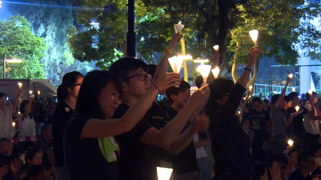 Tens of thousands at Hong Kong Tiananmen vigil despite boycott