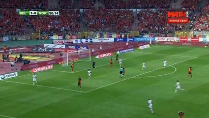 Joshua King Goal HD - Belgium 1-1 Norway - 05-06-2016