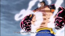 Luffy vs Doflamingos Awakening - GEAR 4 - One Piece 727 [HD] 1080p