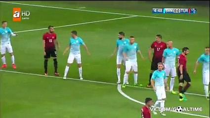 Burak Yilmaz Goal HD - Slovenia 0-1 Turkey - 05-06-2016