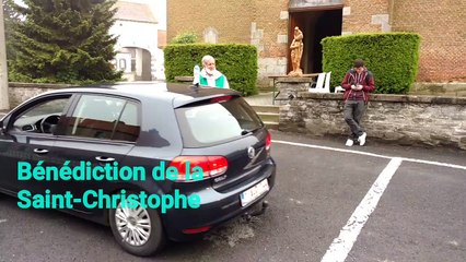 Voitures bénies à Wasmes