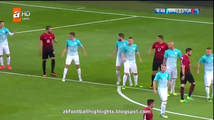 Burak Yılmaz Goal HD | Slovenia 0-1 Turkey 05.06.2016 HD