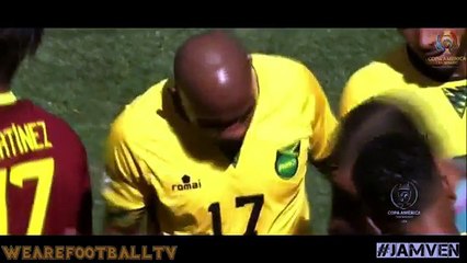 Rodolph Austin Red Card - Jamaica Vs Venezuela 5 6 2016