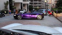 Alfa Romeo 8C Chasing Audi R8 V10 in Monaco, Loud Tunnel Runs