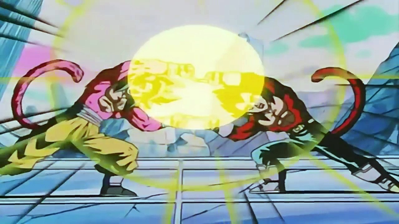 Goku And Vegeta Fusion Gogeta SSJ4 ! DragonBall GT (English Dub) 720p "HD"
