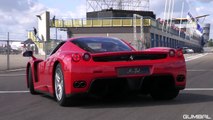Ferrari Enzo - Lovely Accelerations on Track!