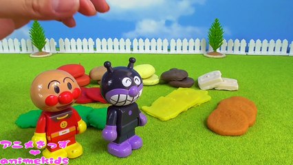 アンパンマン おもちゃ アニメ こねてのばして！アンパンマン ねんど ベーカリー❤ animekids アニメきっず animation Anpanman Toy Clay Bakery 호빵맨