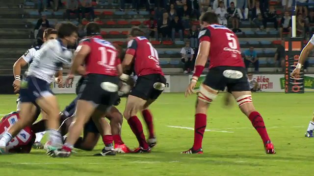TOP 14 - Agen - Oyonnax : 23-19 - Essai George TILSLEY (AGE) - J26 - Saison 2015-2016