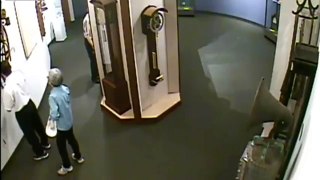 Man ignores museum rules, touches priceless Clock which falls from wall and smashes