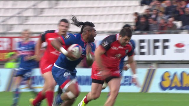 TOP 14 - Grenoble - Toulouse : 14-53 - Essai Yann DAVID (TLS) - J26 - Saison 2015-2016