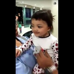 Cantiknya Arsy Addara Rambutnya di Kucir Sama Bunda Ashanty