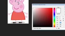 peppa pig painting