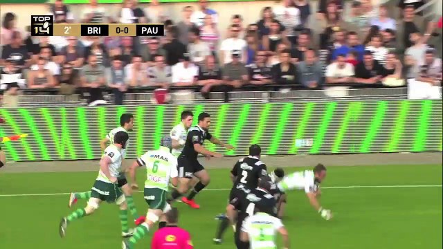 TOP 14 - Résumé Brive-Pau: 46-10 - J26 - Saison 2015/2016