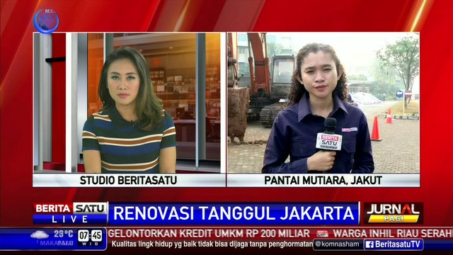 Tanggul di Pantai Mutiara Telah Diperbaiki