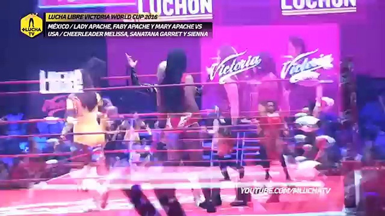 Watch Replay México vs USA femenil en Lucha Libre Victoria World Cup 2016, 4tos de final Puebla
