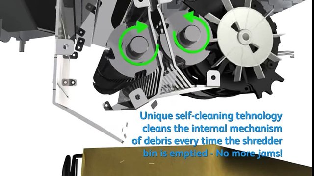 Máy hủy giấy GBC Auto+ 500X - ペーパーシュレッダーGBC Auto+ 500X Shredder from ACCO Brands