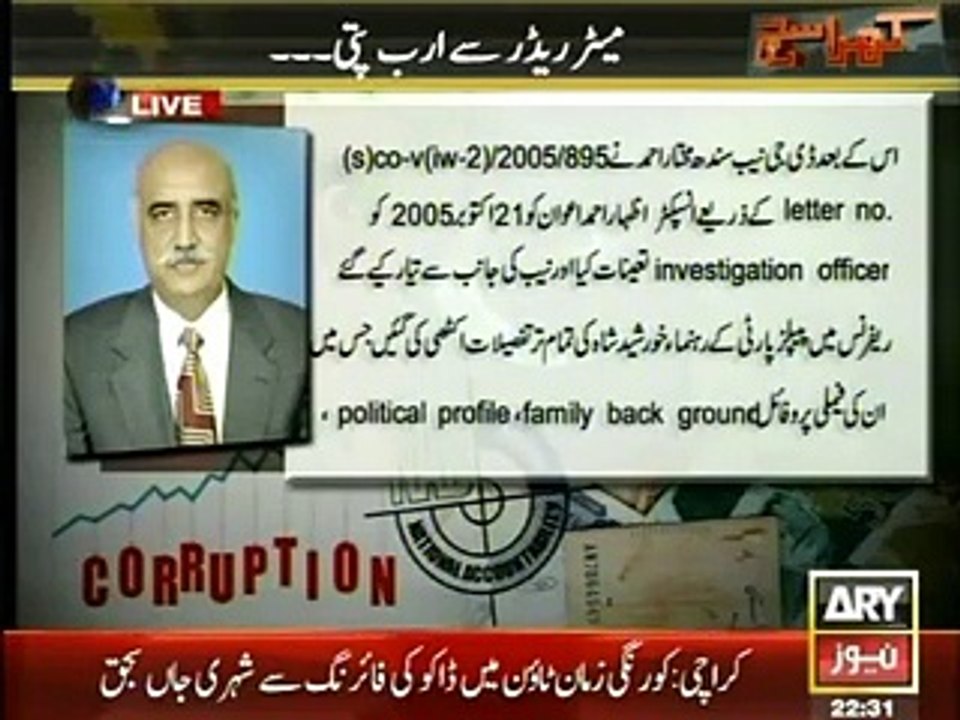 حیسکو کےغریب میٹرریڈرسے ارب پتی اپوزیشن لیڈر تک سید خورشید شاہ کی بپتا -From HESCO Meter Reader to a Billionaire -- Khursheed Shah Corruption EXPOSED with Evidences