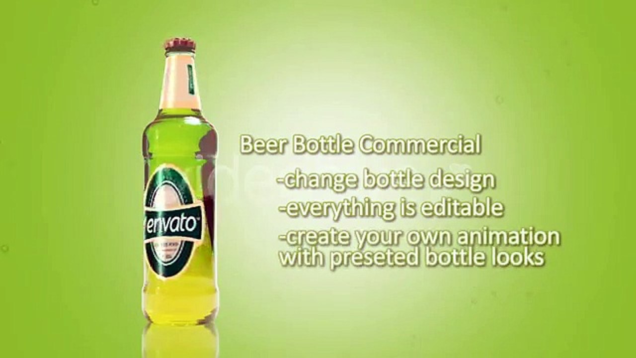 Beer Bottle Commercial - After Effects Project Files | VideoHive 3054608