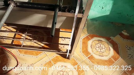 Lò nướng vịt 2 tầng 8 xiên Dũng Doanh