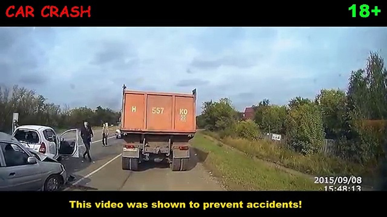 How to drive on the roads of Russian drivers Selection of accidents on the highway and in the city
