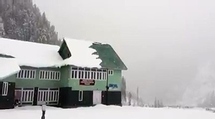 Kashmir, aru valley in February 2016
