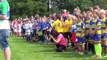 Ragbyová hymna na turnaji v Babicích |u6 | u8 | 5.6.2016 |rugby turnaj Babice  CZech republic ~  World In Union